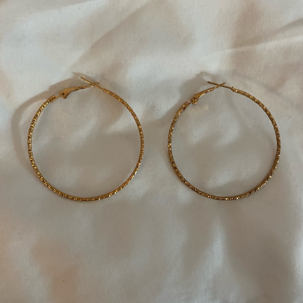 Elegant Gold Hoop Earrings
